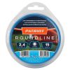 Леска триммерная 2,4*15 м. Roundline на пластиковой обойме